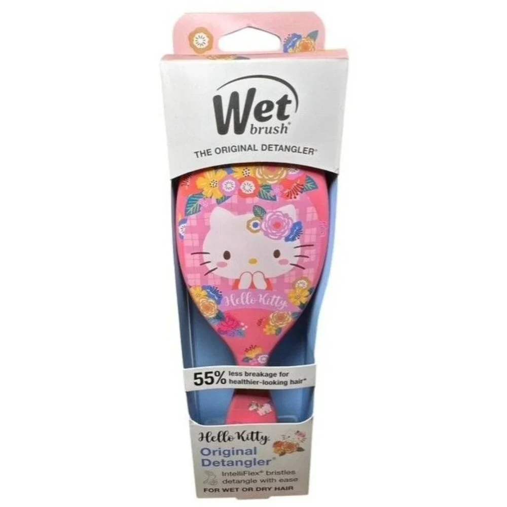 Hello‎ Kitty Sanrio x Wet Brush Original Detangler (Floral) SOLD OUT NEW IN BOX - Picture 10 of 10
